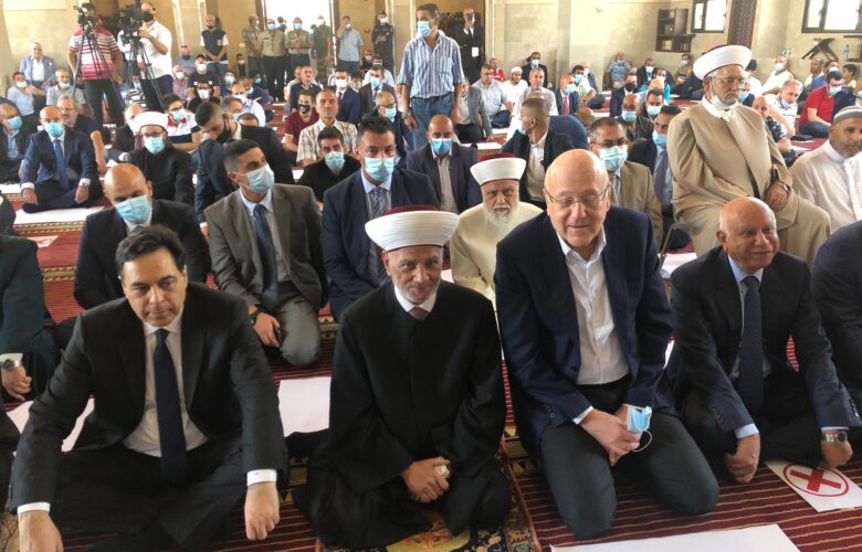 خطبة الجمعة لسماحة المفتي بعد افتتاح مسجد محمد البساتنة في مستديرة شاتيلا-بيروت